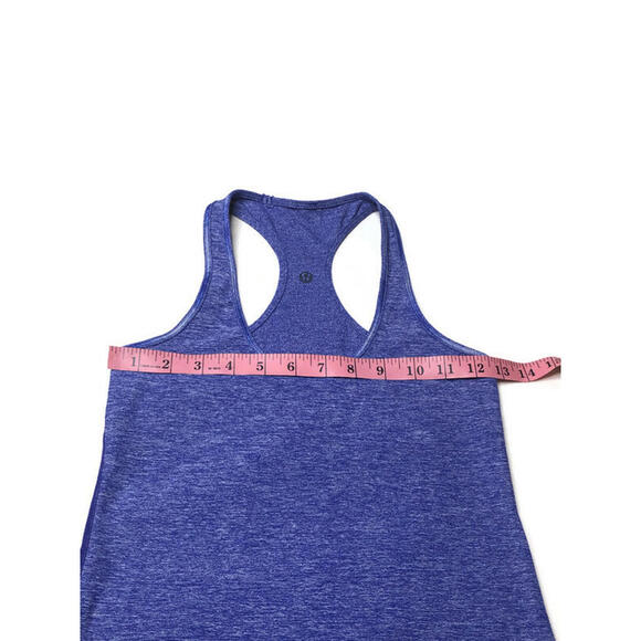 Lululemon Athletica Womens Cool Racerback Tank Heathered Purple Size Small EUC - Picture 5 of 6